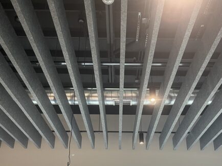 Acoustical Suspended Ceiling in a commercial environment