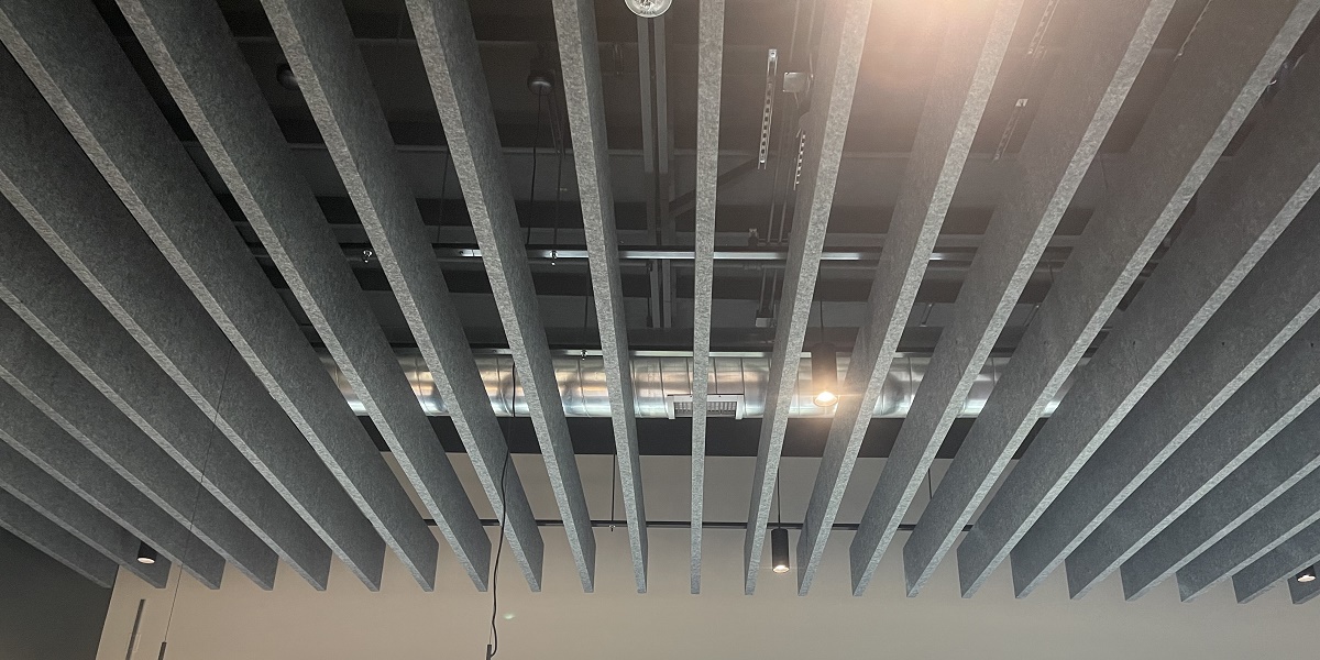 Acoustical Suspended Ceiling in a commercial environment