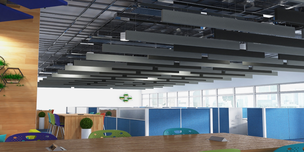 Are Acoustic Clouds the Best Solution for Office Noise
