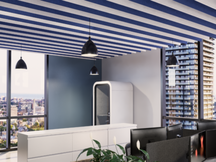 Open Plan Office incorporating Altispace Acoustic Fins