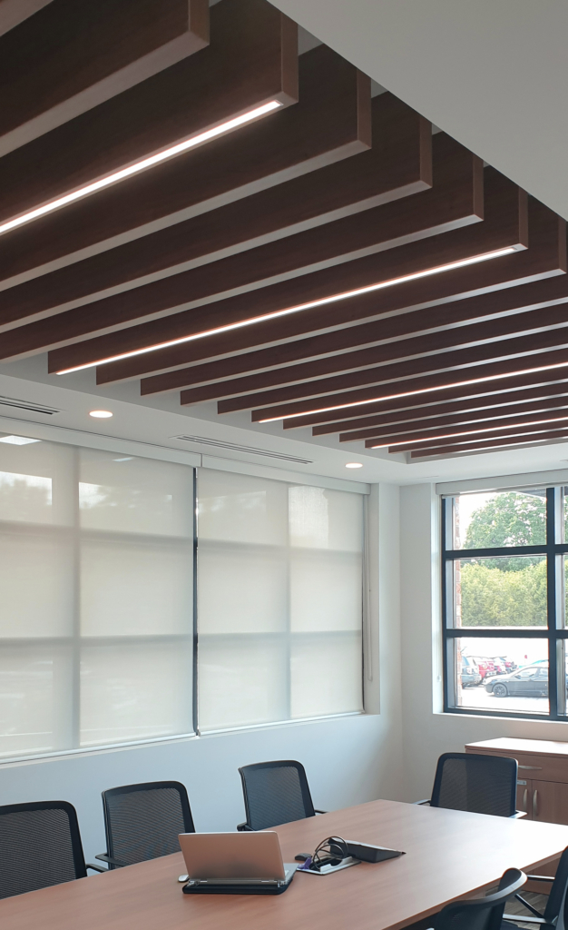 System 1 Office Altispace Ceiling Beams Wood Ceilings Wood Panels Ceiling Panels Laminate Ceiling Beams Laminate Beams Beams for Ceilings & Walls Ceiling Baffles