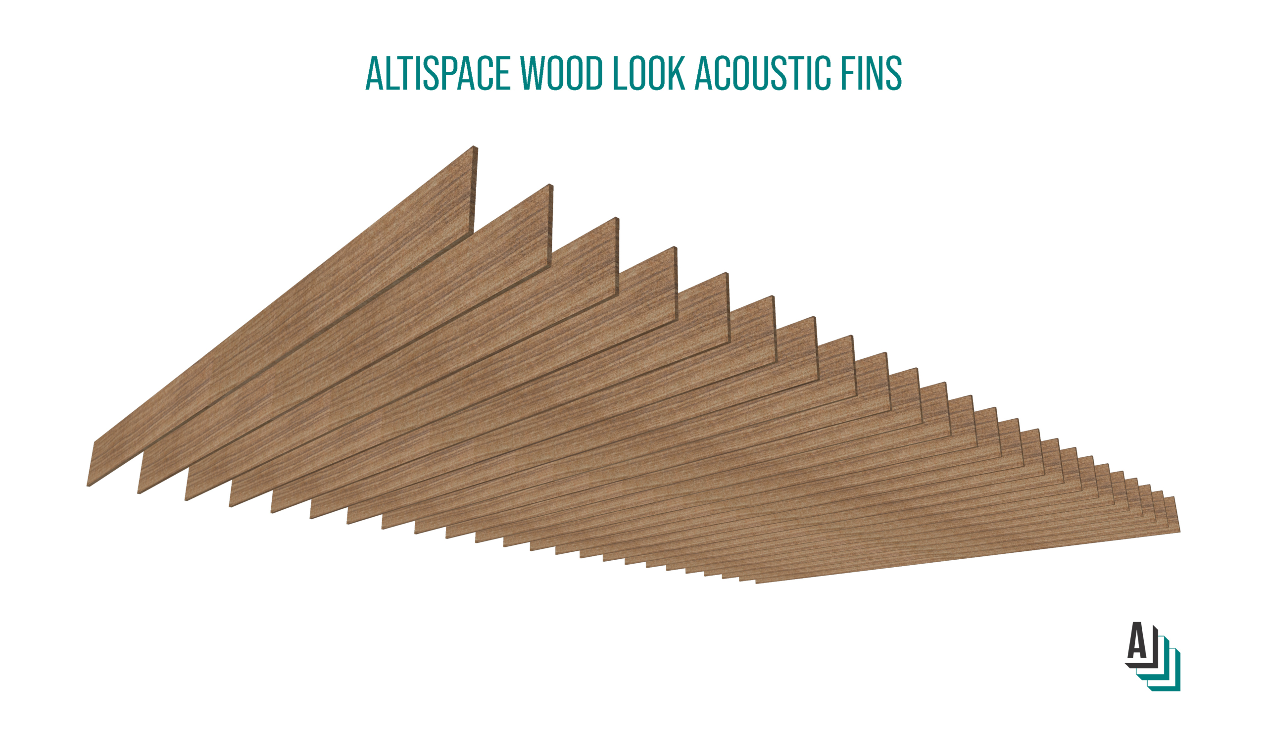 Altispace Wood Look Acoustic Colors Acoustic Baffles Acoustic Fins Acoustic Shapes Ceiling Baffles with Lighting Acoustic Solutions Ceiling Solutions 2