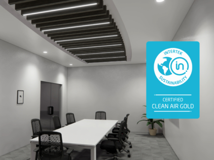 Altispace Intertek Clean Air Certified Gold Acoustic Products Acoustic Solutions Ceiling Products Wall Products Acoustic Baffles Acoustic Ceiling Baffles