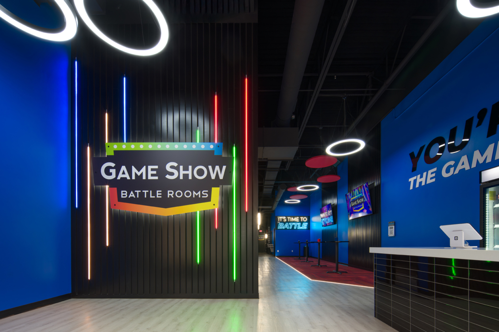 Game Show Battle Rooms Entrance 2 Acoustic Ceiling Panels Acoustic Shapes Acoustic Panels Acoustic Wall Panels